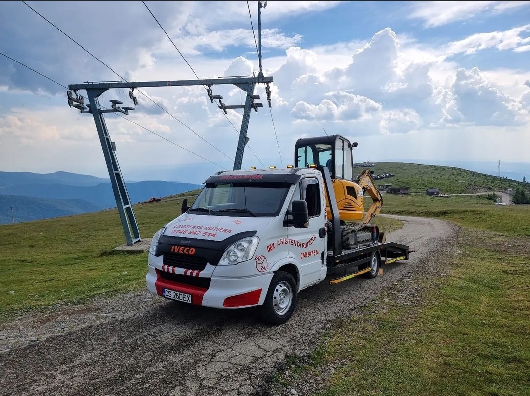tractare mimiexcavator